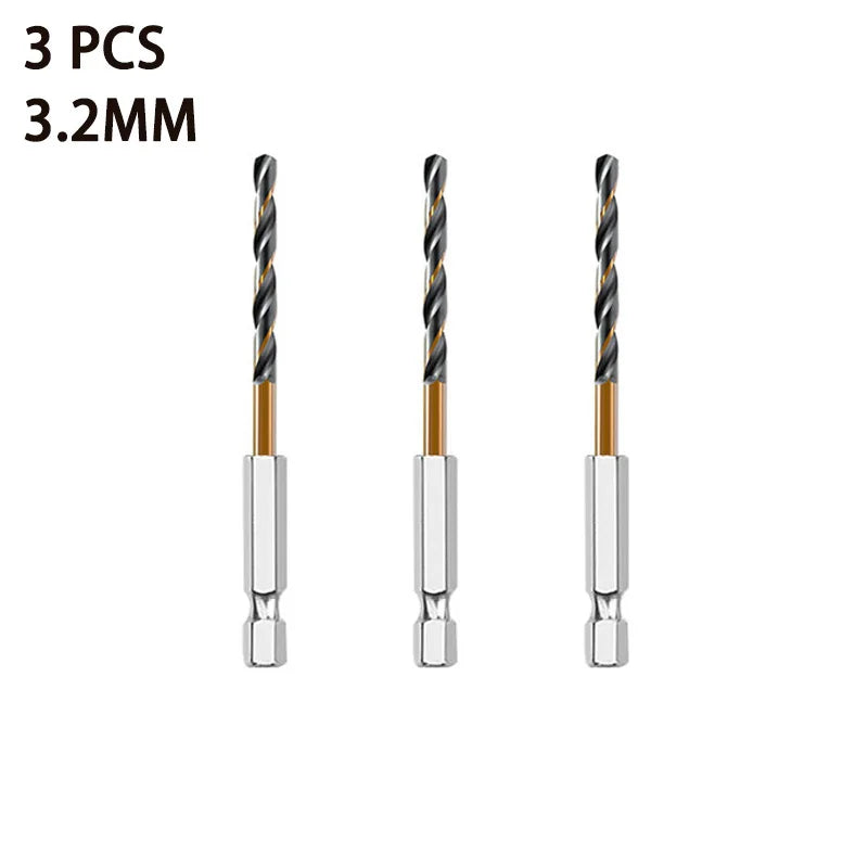 3/7/13PCS Spiralbohrer Set mit Hex Schaft für Holz und Metall