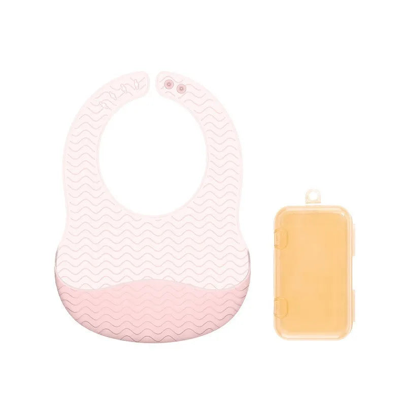 Baby Silikon-Gelee-Lätzchen mit verstellbarer Länge wasserfest und leicht