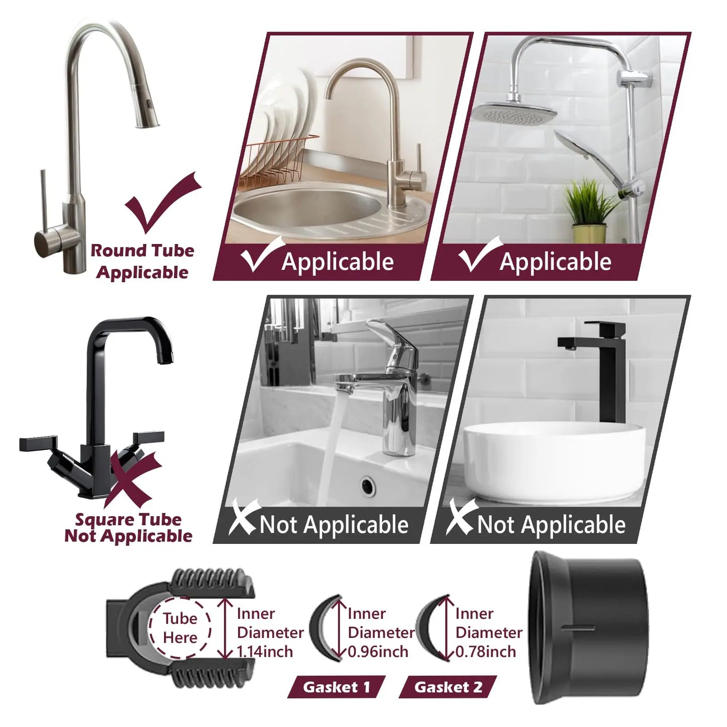 Aluminium Wasserhahn Organizer mit Schwammhalter und Abflussschale für die Küche