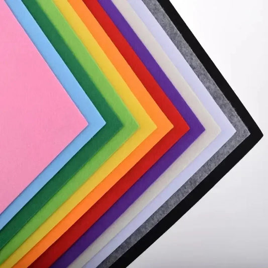 40 vielseitige weiche Filzstoffblätter in verschiedenen Farben, 1 mm dick-Yabubest - Home & More