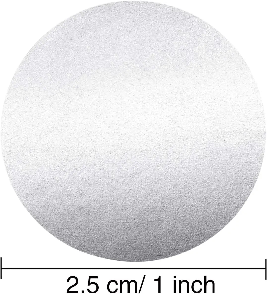 300 selbstklebende, runde Rubbelaufkleber 2,5 cm für Kinder - Partyspaß