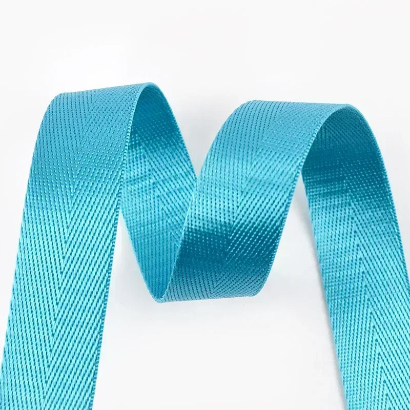 10m Nylon Gurtband 25mm Schwarz für Rucksack, Tasche, Gürtel, DIY Nähen