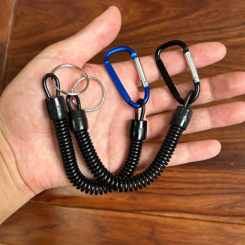 Taktische elastische Seilsicherung mit Metallclip – sicher - flexibel für Outdoor