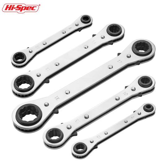 Vielseitiger Ratschen-Steckschlüssel | 4-in-1 Teleskop-Design aus CR-V Stahl