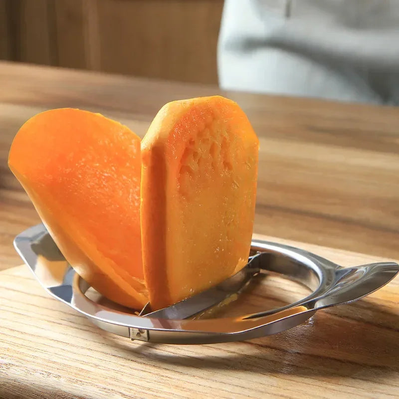 Effizienter Mango Slicer aus Edelstahl – schnelles Schälen - sauberes Schneiden