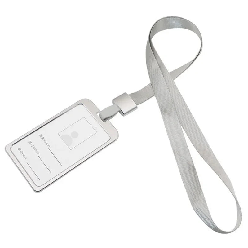 Unisex Metall Kartenhalter Lanyard für Arbeit ID Karten Business