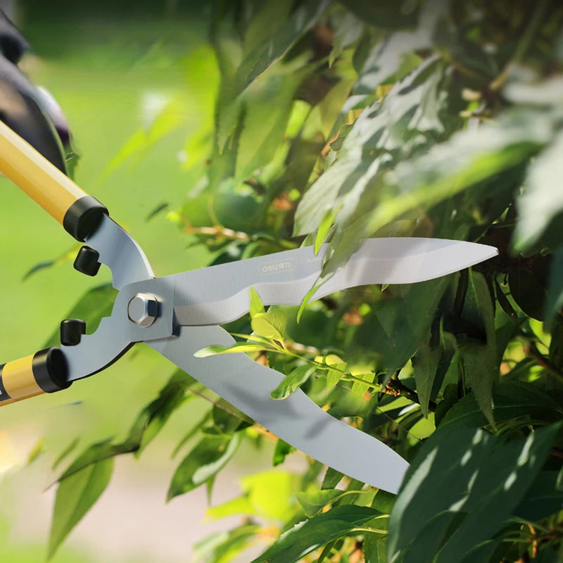 Gartenschere Set mit hoher Astschere und vielseitigem Schneidewerkzeug