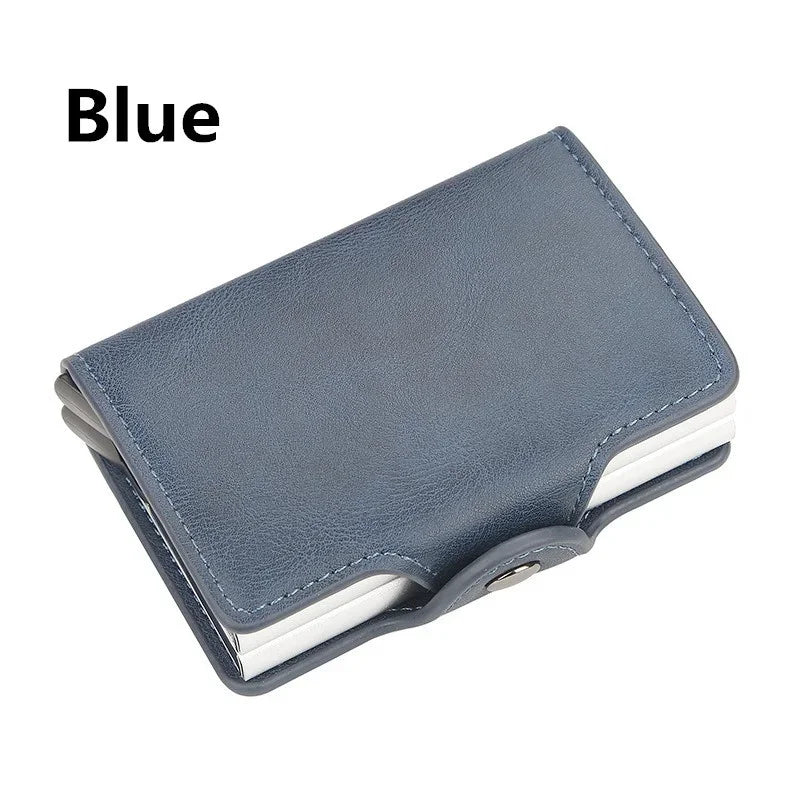 Sichere RFID-Box aus Aluminium - PU-Leder für 12 Karten – elegant - kompakt
