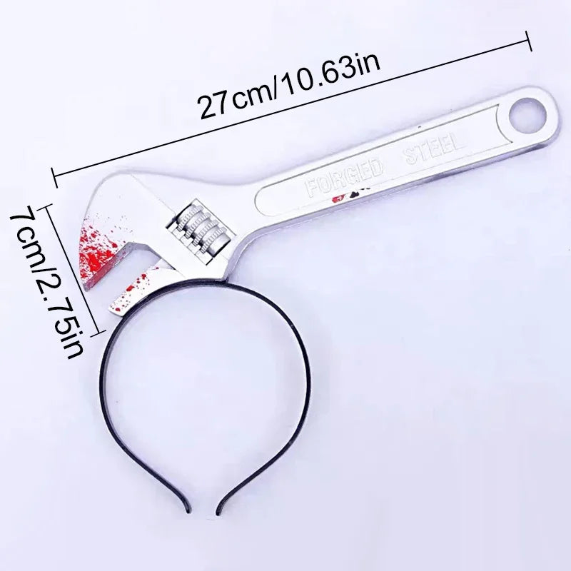 Halloween Party Haarbänder mit Messer, Axt, Hackmesser und Schere