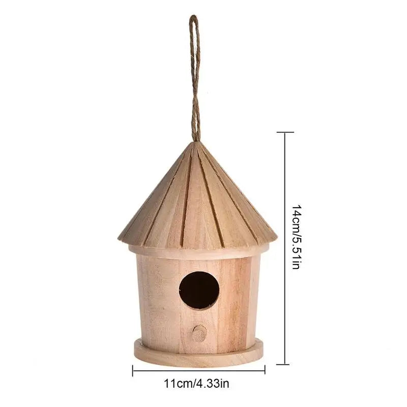 Baumwoll Vogelhaus Futterspender DIY zum Aufhängen Outdoor Gartendeko