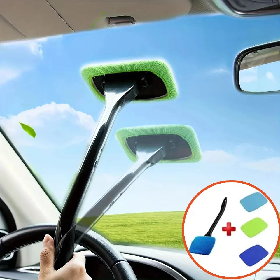 Auto Fensterreiniger Bürsten-Set für Innen- und Außenreinigung