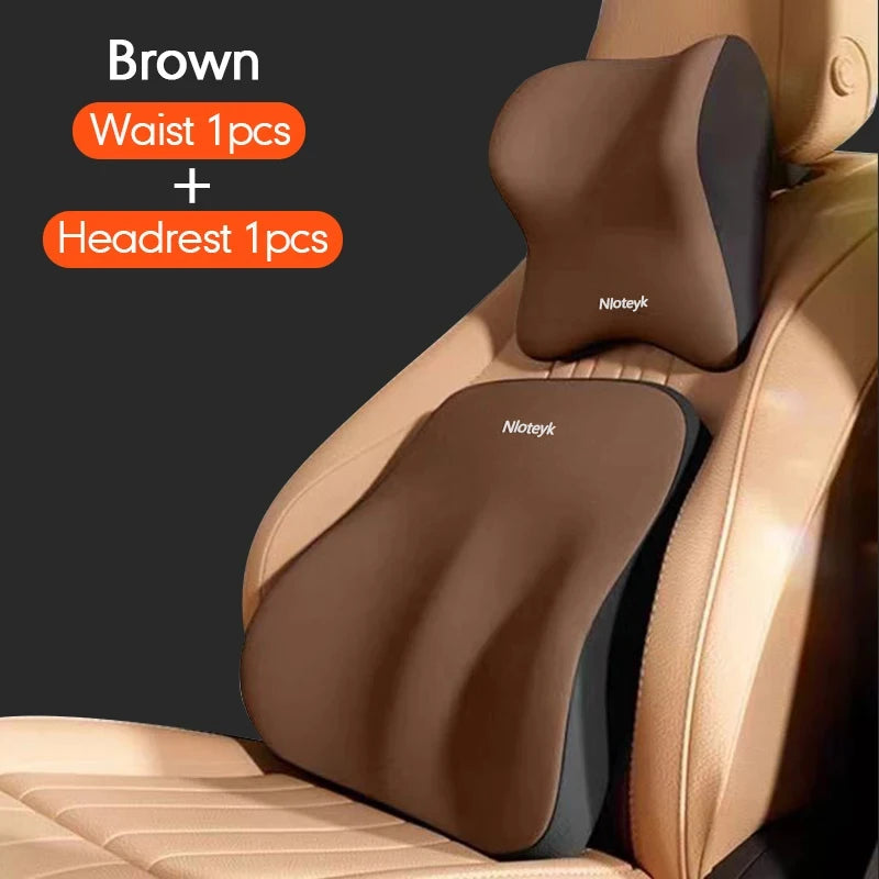 Ergonomisches Auto Lendenstützkissen mit Memory Foam – Komfort - Rückenschutz