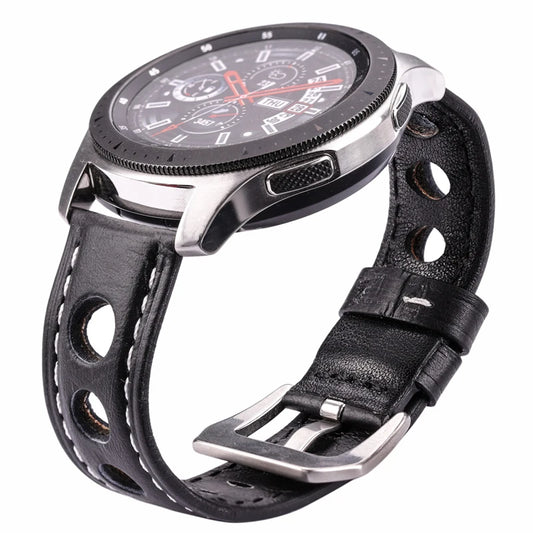 Rindsleder Armband Vintage Echtes Leder 20mm 22mm 24mm