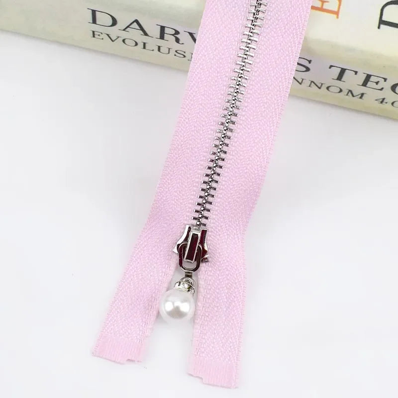 5er Set Metall Reissverschluesse offen 12-70 cm ideal fuer Taschen