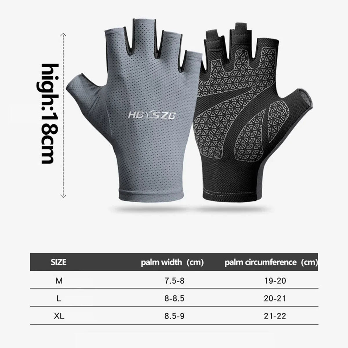 Maximaler Schutz - Flexibilität: Unisex fingerlose stoßfeste Handschuhe sommerleicht