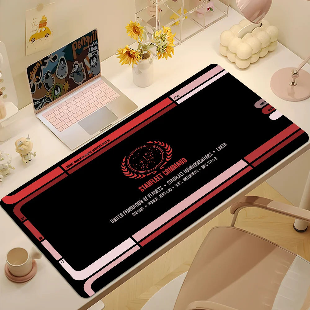 XXL Mauspad Sternenflotten Blaupause Schreibtischunterlage rutschfest