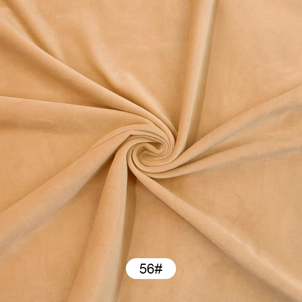 Stretch Mochi Minky Stoff 50x50cm 95% Polyester 5% Spandex Plüsch-Yabubest - Home & More