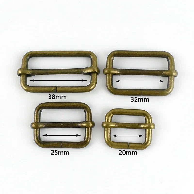 Metallring Schnalle 20-38mm Gurtband Verschlüsse 2 oder 5 Stück Set