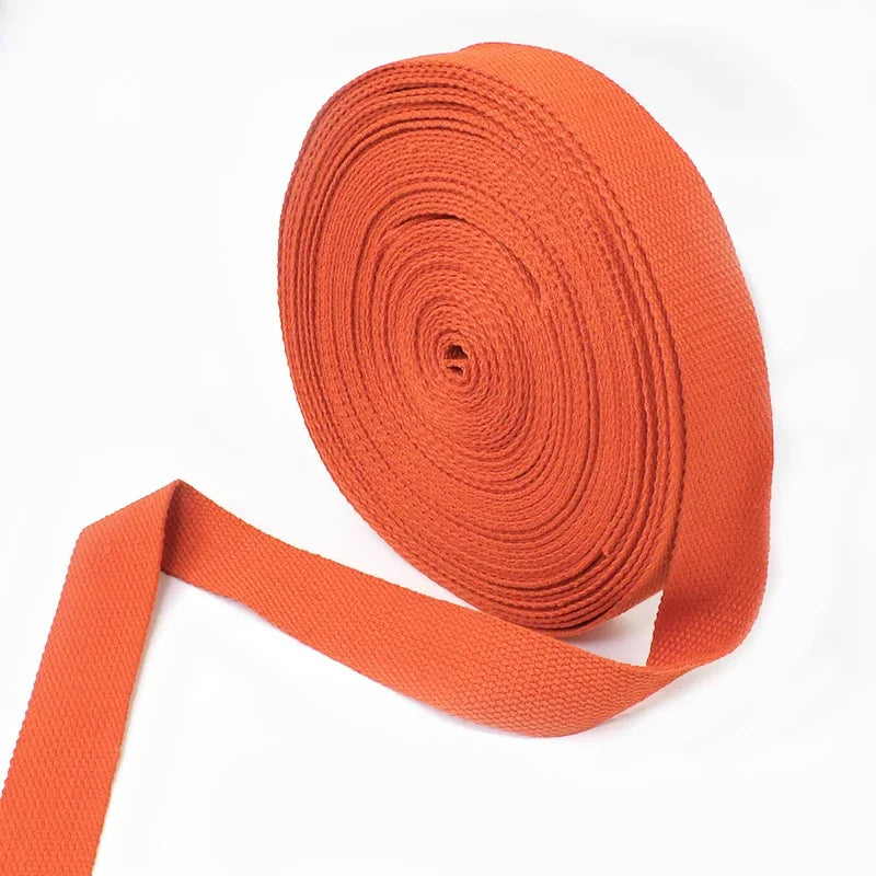 4M Polyester/Nylon Gurtband 1.3mm dick, 20-50mm breit für DIY Nähen Rucksäcke