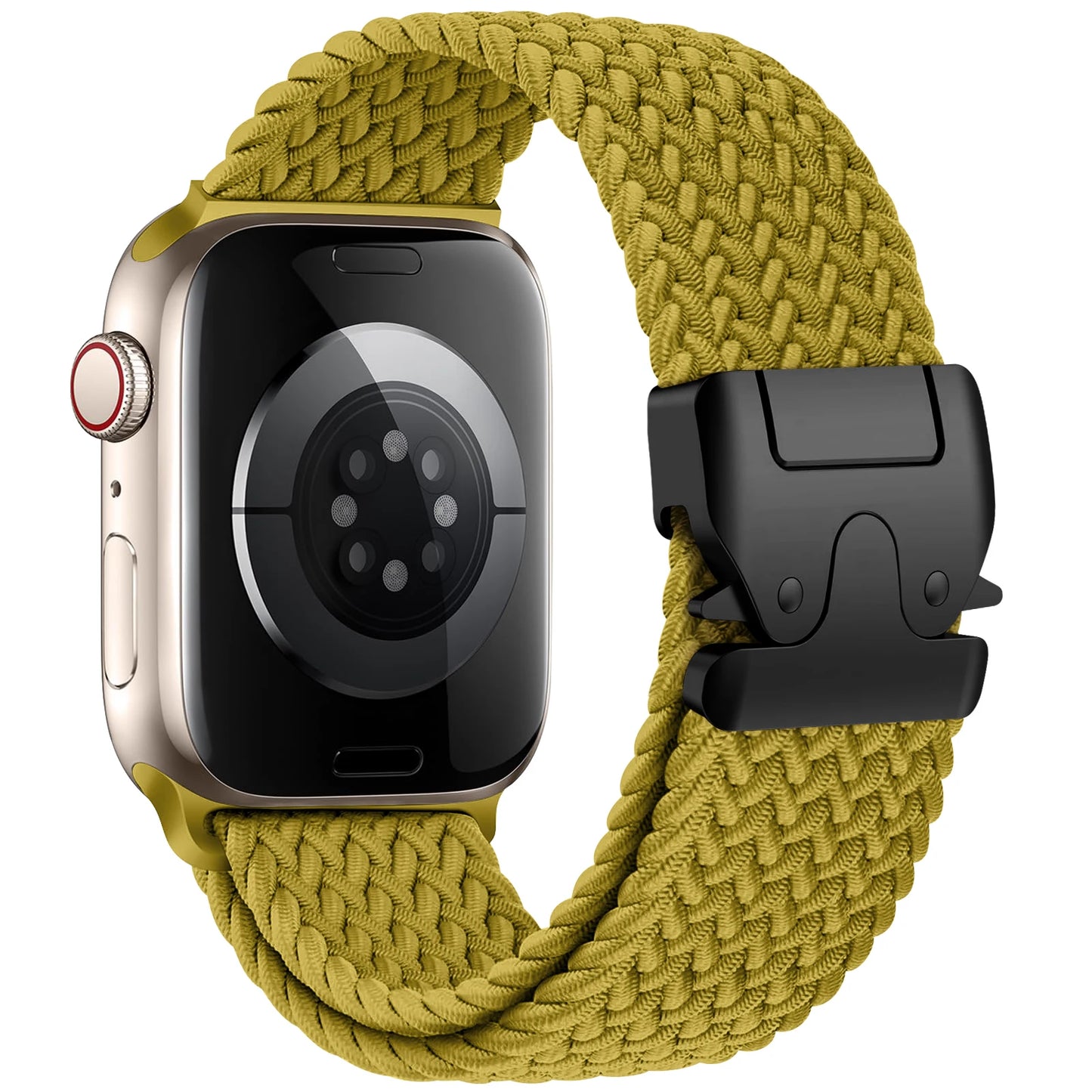 Geflochtenes Nylon Uhrenarmband Sport Ersatz für 41-49 mm Smartwatch