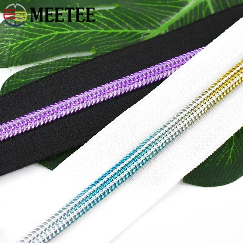 3er Nylon Reißverschlüsse für Taschen Geldbörsen Kleidung Nähen DIY Reparaturset