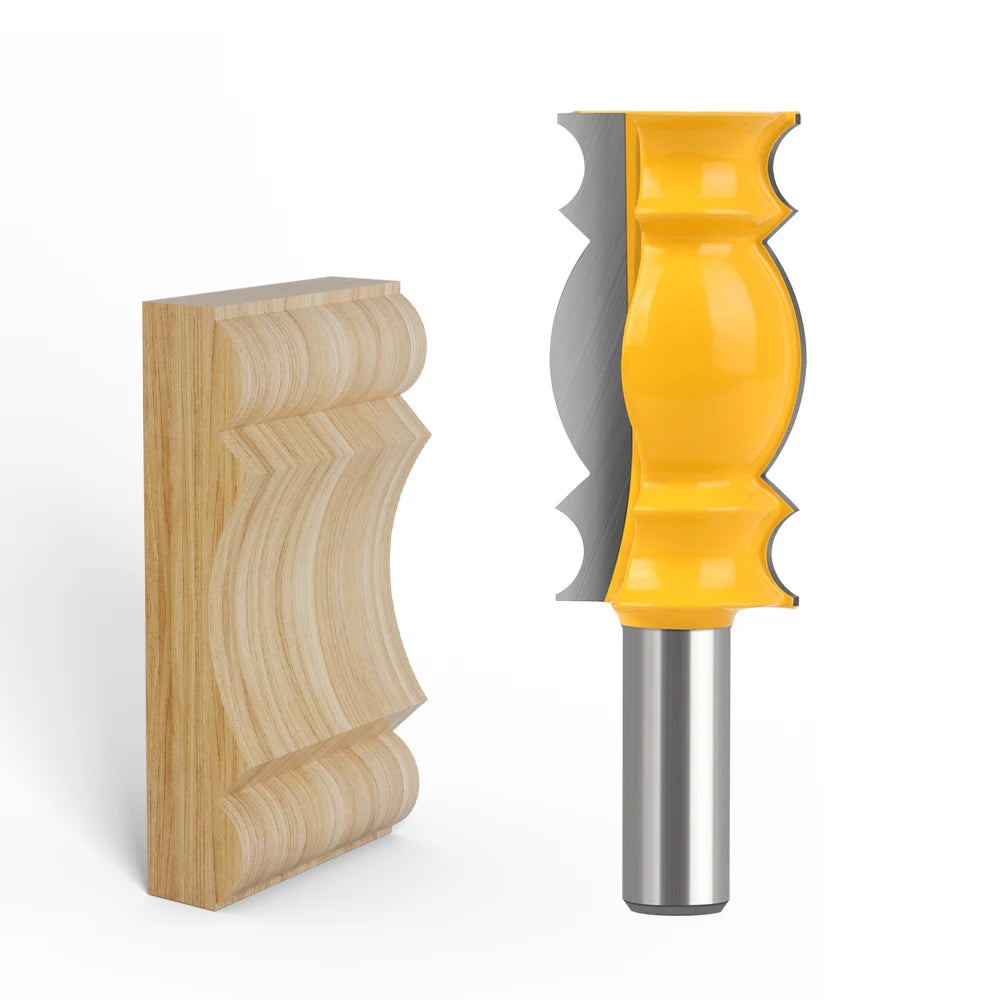 Handlauf-Fräser-Set mit 12 mm Schaft für präzise Holzbearbeitung