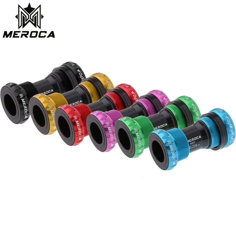 Mountainbike Tretlager BSA 68-73mm Einschraubbar Aluminium Mittelachse