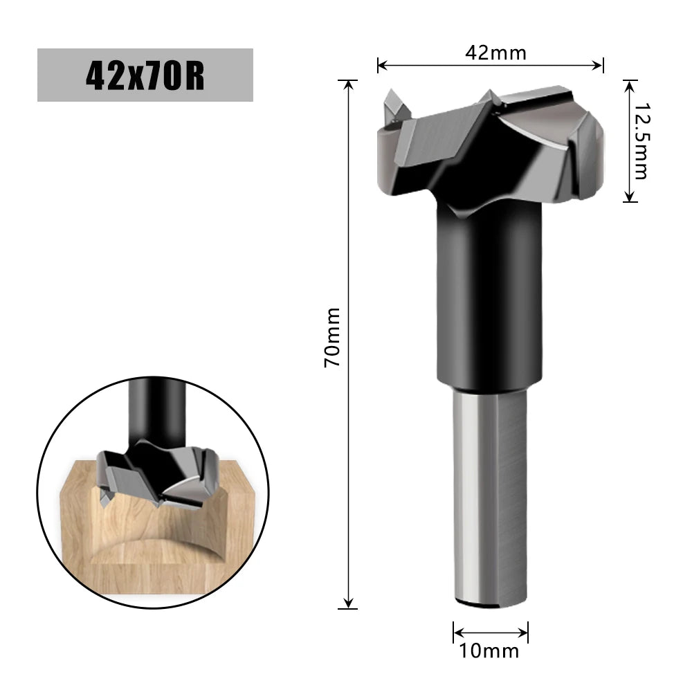 Holzbearbeitungs-Reihenbohrer mit 10 mm Schaftdurchmesser in versch Varianten