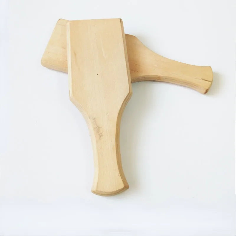 Tonpaddel Keramikwerkzeug aus Holz für Handbau und Küche glatt