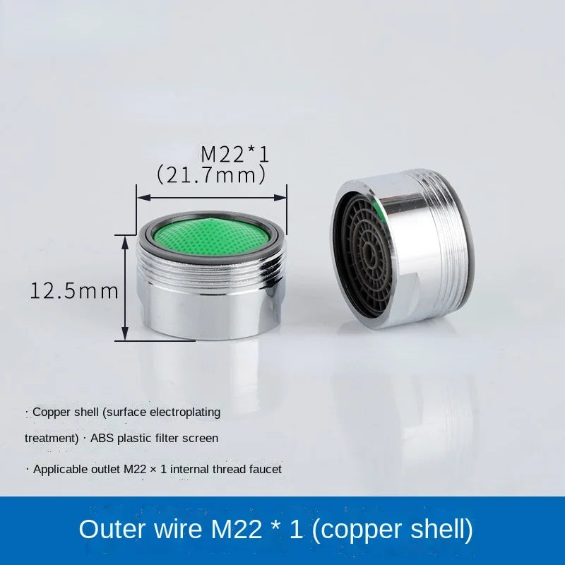 20x Wassersparende Küchenarmatur Bubbler Luftsprudler Filter Messing Einsatz