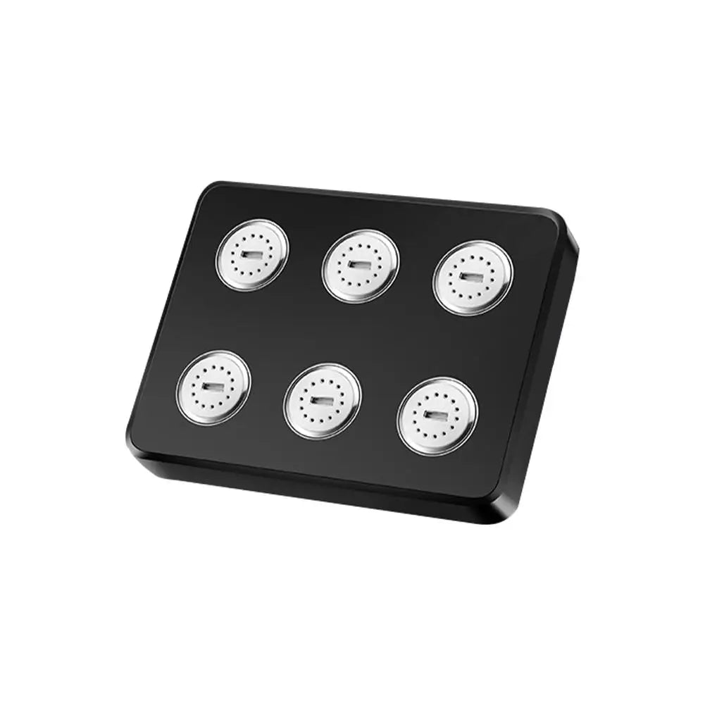 360° Drehbarer Mini-Surround-Duschkopf – Wassersparend - modernes Chrom-Design