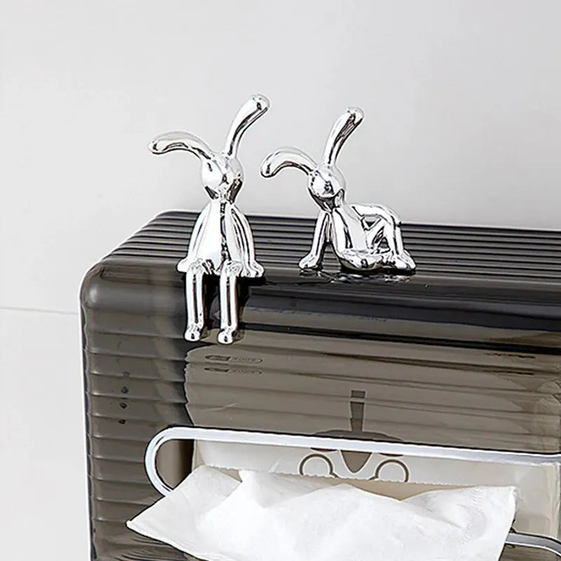 Deko Figuren Langohrige Kaninchen Set Wohnzimmer Schlafzimmer Auto 2er