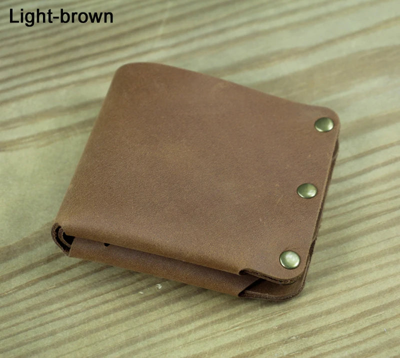 Handgemachte Leder Brieftasche für Männer - PUNK Style-Yabubest - Home & More