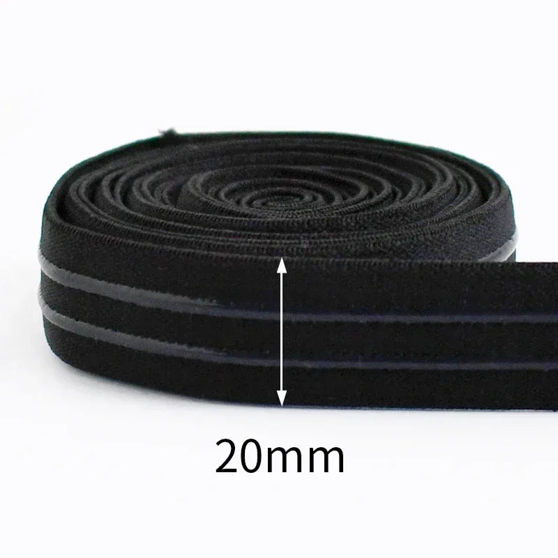 Elastisches Gurtband 20-50mm als Anti-Rutschband für Gürtel und Kleidung
