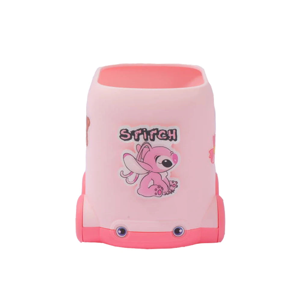 Niedlicher Kawaii Stifthalter mit vierfarbigen Stichen für Schule Büro