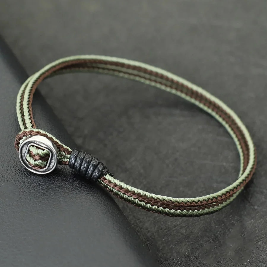 Minimalistisches 2 mm dünnes Seilarmband Unisex Geflochten Geschenkvariante