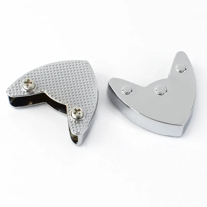 Metall Reißverschlussenden Clip Schnallen Set mit Schrauben für Taschen Gurte DIY 10/20 Stück