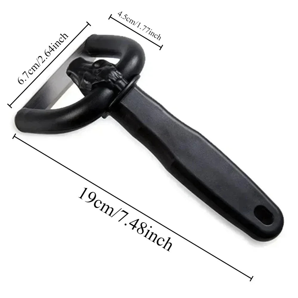 Präziser Fleisch-Fettschneider aus Edelstahl - Kunststoff – Fett sauber entfernen