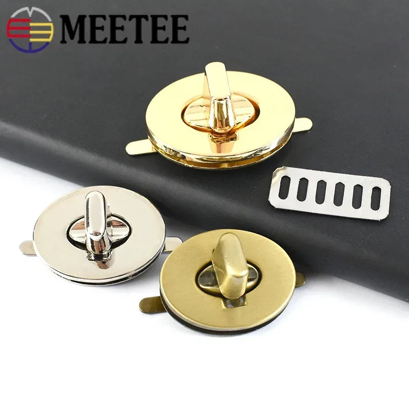 Ovaler Metall Drehverschluss 2/5/10 Stück für Handtaschen DIY