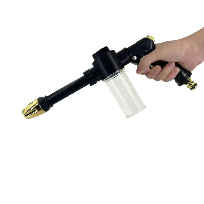 Effiziente Garten-Wasserpistole mit variablen Strahlen - 100ml Schaumtopf