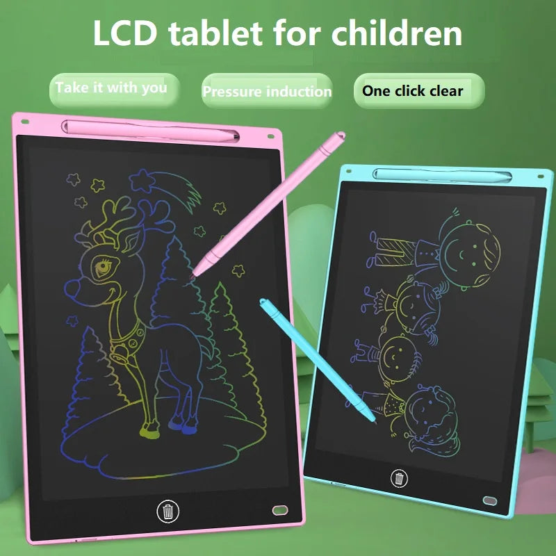 Nachhaltiges LCD-Zeichentablett – leicht, wiederbeschreibbar für kreatives Arbeiten