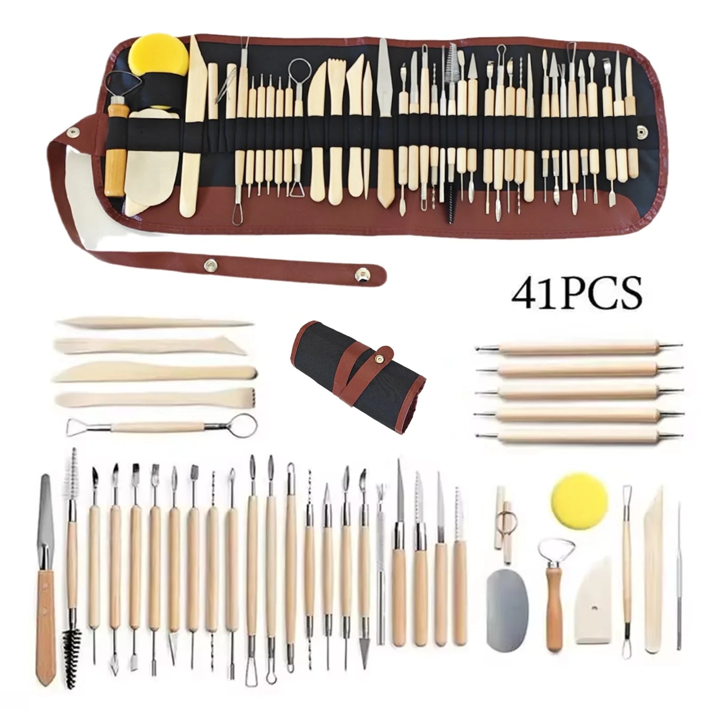 Keramik Ton Sculpting Tools Kit mit 42 bis 61 Teilen für Modellierung