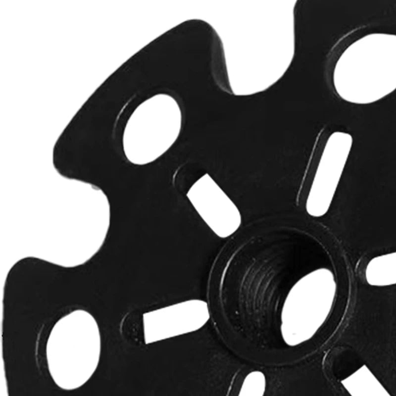 Robuster Schneeflockenkorb schwarz – 2er/4er Set für Trekking - Outdoor
