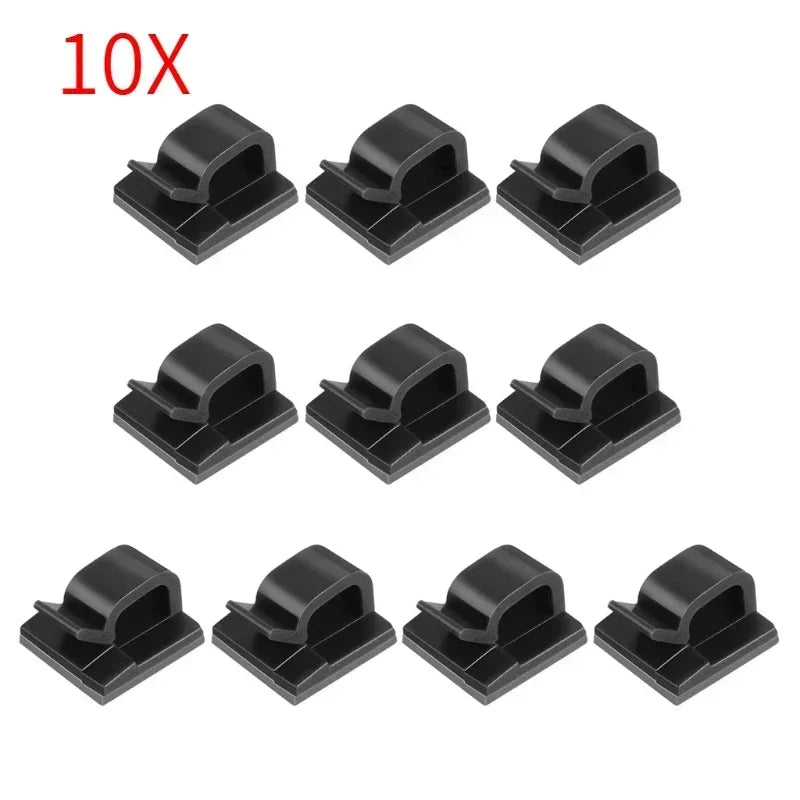 Selbstklebende Kabelklemmen Organizer für Desktop Büro Auto Wand Fixierung