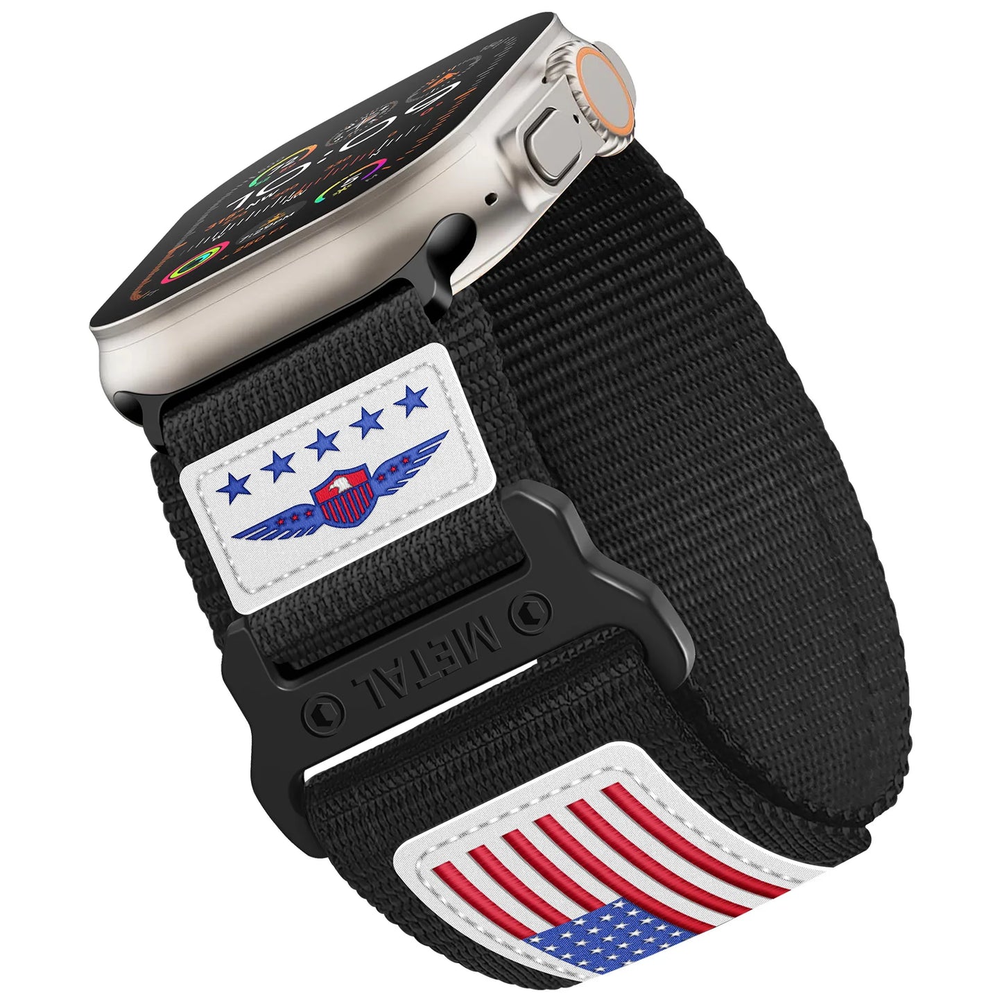 Sportliches Nylonarmband für Smartwatches in verschiedenen Größen