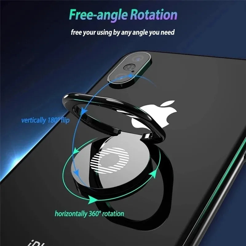 360° Drehbarer Universeller Handy-Fingerringhalter mit Magnetischer Halterung