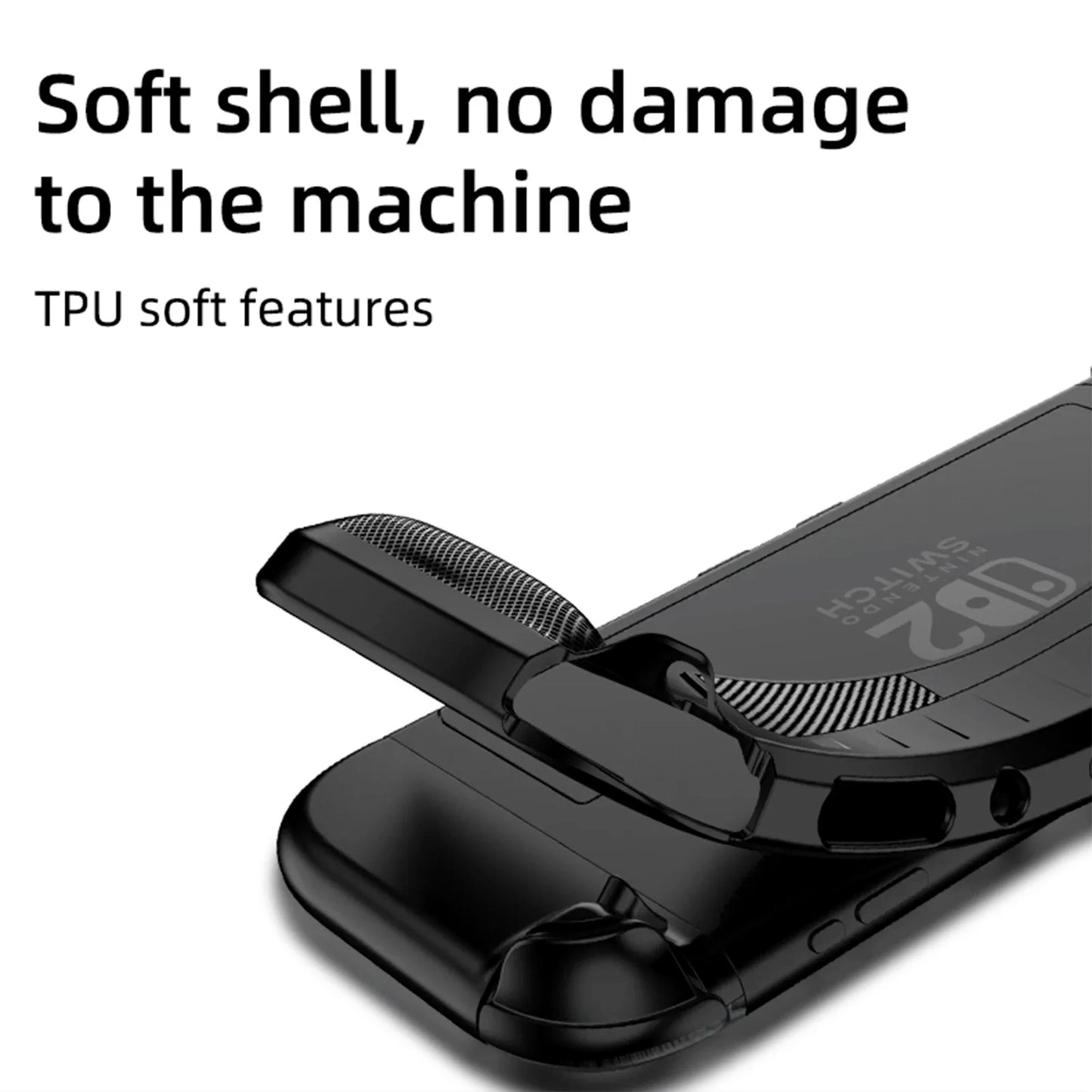 Ergonomische TPU-Schutzhülle für Nintendo Switch 2 – Komfort und Kratzfest
