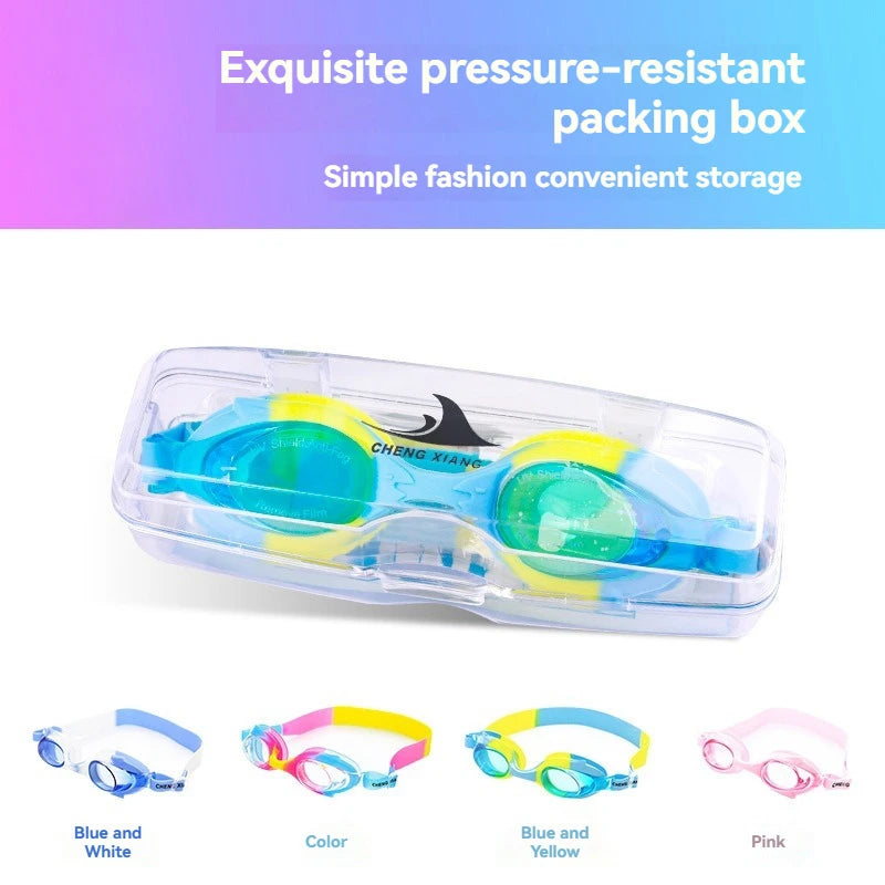 Wasserdichte Anti-Fog Schwimmbrille aus Silikon für Kinder mit UV-Schutz