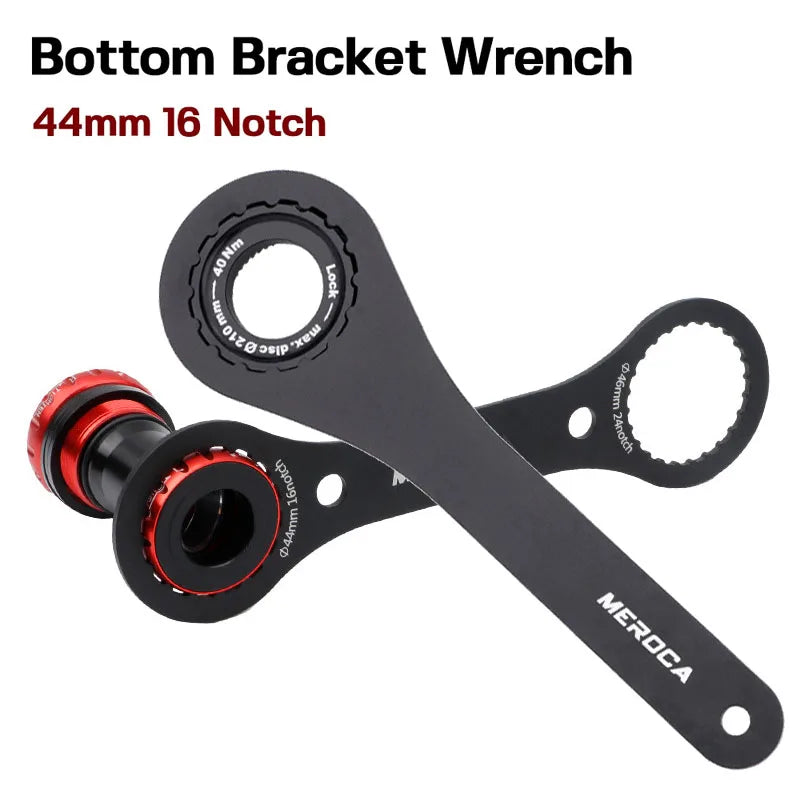 Aluminium Tretlager Schlüssel 44/46mm mit Präzisionszähnen für Fahrräder