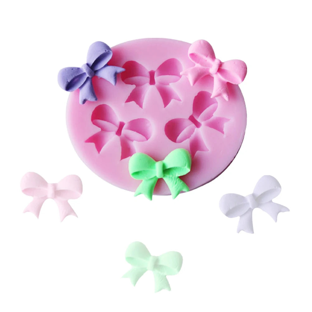 3D Silikon Kuchenform Bowknot Design für Fondant und Zucker